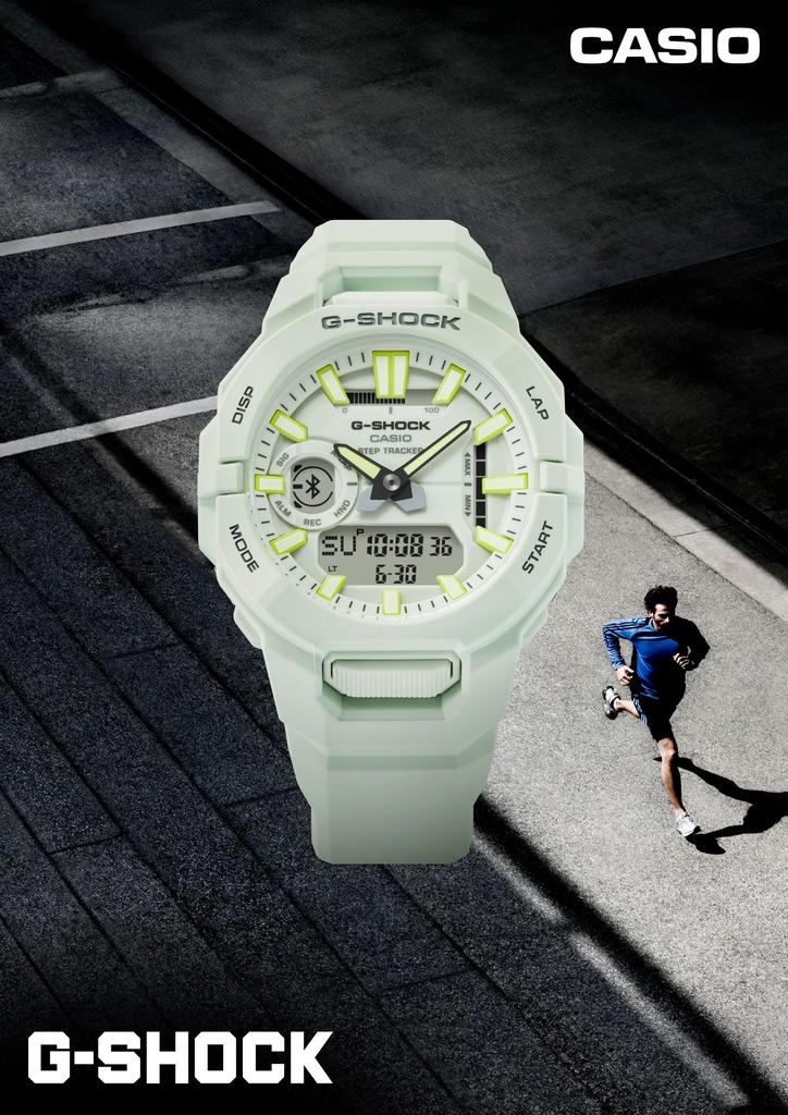 Белые часы Casio с Bluetooth и материалами G-Shock GBA-950-7AJF Мужские Экологичные
