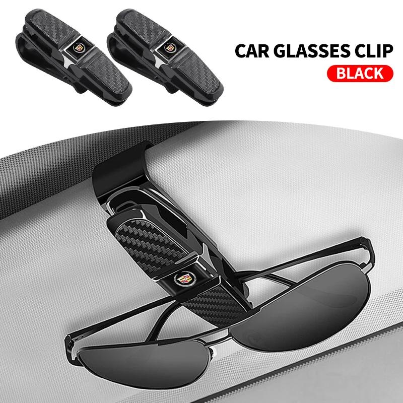 MultiFunction Car Sun Visor Sunglasses Eyeglasses Clip For Cadillac Emblem ESCALADE ATS BLS CT4 CT6 SRX STS XT4 XT5 SLR XT6 XTS AIV1