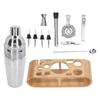 12Pcs Bartender Kit Stainless Steel Anti Leakage Easy Cleaning Bar Tool 750ml Cocktail Shaker Tool