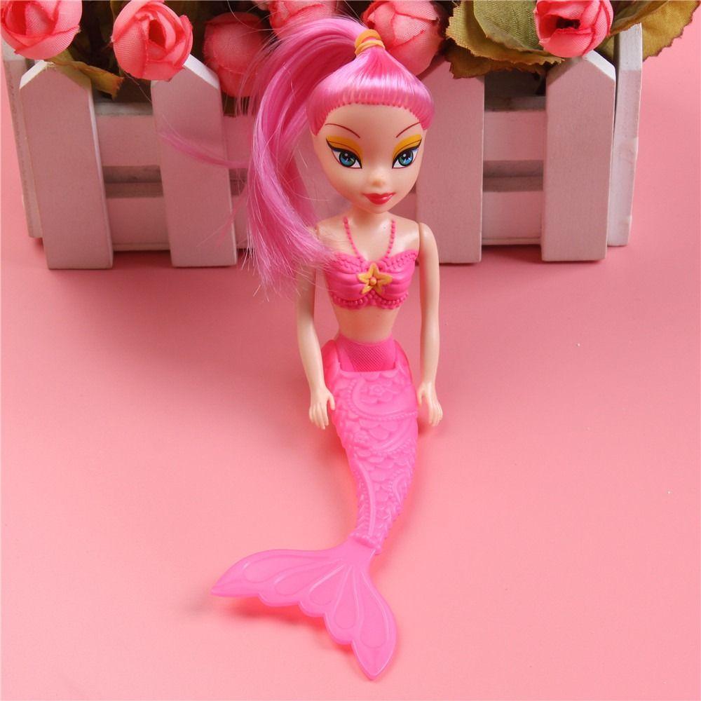 16см Для Подарка на Рождение Образовательная Классическая Кукла Принцесса Фея Кукла Русалка Девочки Игрушки для Бассейна