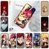 JW81 Naruto Gaara Black Soft Case for Samsung Note 20 Lite S24 Ultra S23 A03 A05 A06 A11 A71 A15 A16 A13 A24 A25 A33 A52 A53 A50 M55 M35 Plus
