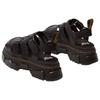 Dr. Martens Mattison 3 Минималистичные удобные римские сандалии из ПУ-кожи Женские сандалии Черные 40891001