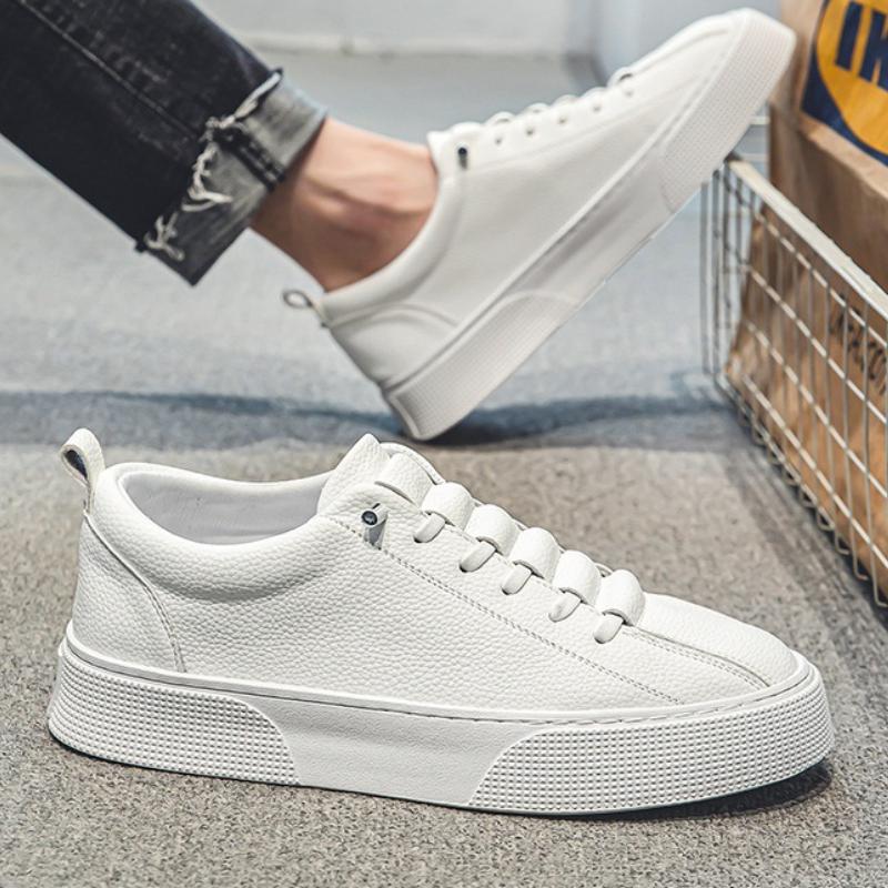 Мужские кроссовки, модные черные лакированные кожаные мокасины, удобные туфли для вождения для мужчин, осенние туфли на толстой подошве из вулканизированной стали