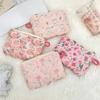 Cute Wallet Coin Purse Coin Pouch Mini Purse Cartoon Quilted Cotton Makeup Bag Key Earphones Storage Bag Girl's Clutch Bag