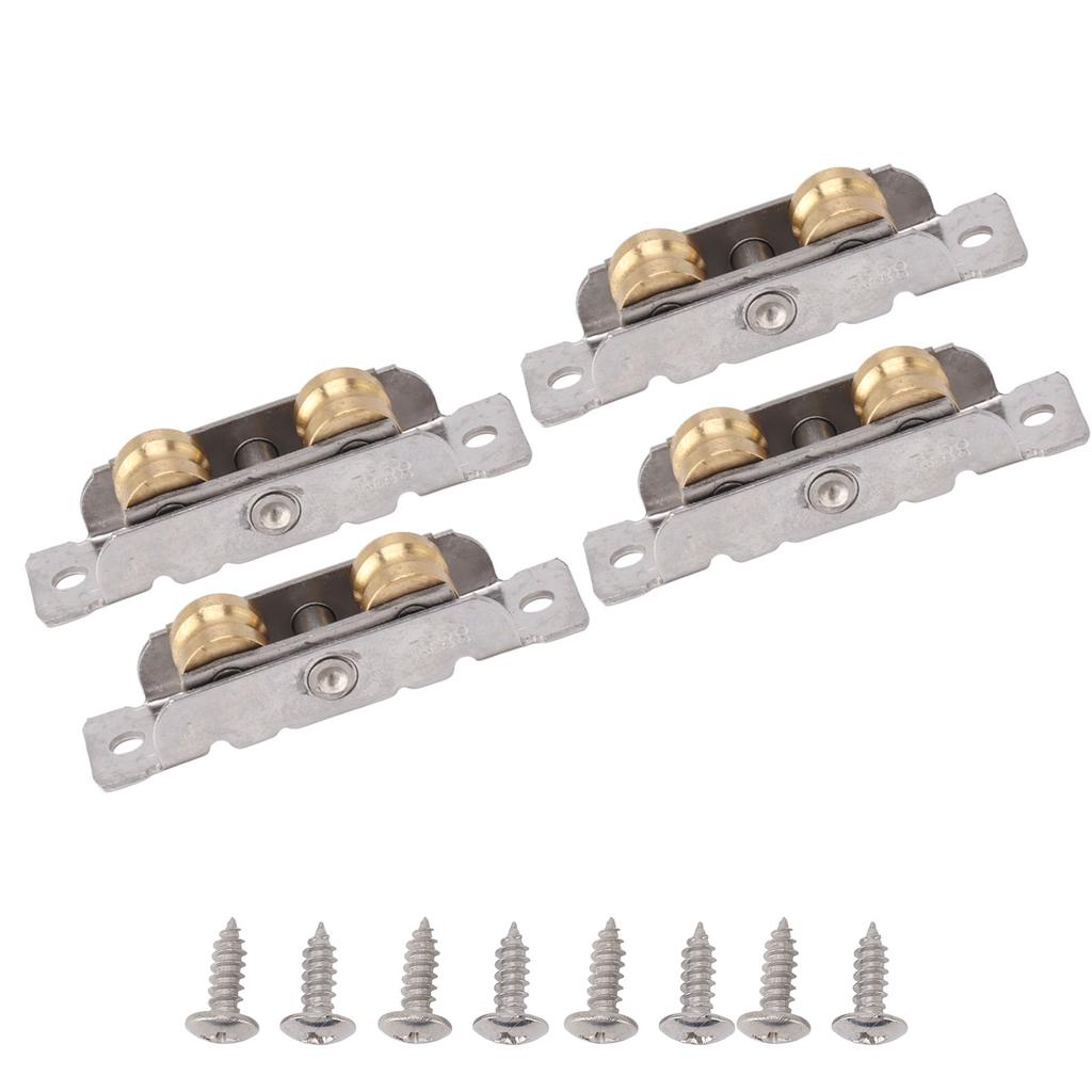 4 комплекта роликов для раздвижной двери патио, сменный узел ролика для раздвижной двери, подшипник типа 88 для дома