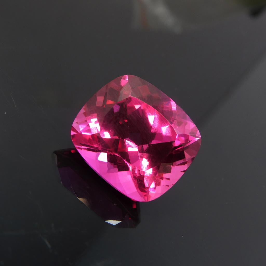 Natural Pink Sapphire Loose Gemstone 37.30 ct Enhanced Cushion Cut September Birthday Birthstone