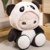 And Cute Cozy Long Plush Dolls With Rabbit Wolf Dinosaur And Panda Animal Designs