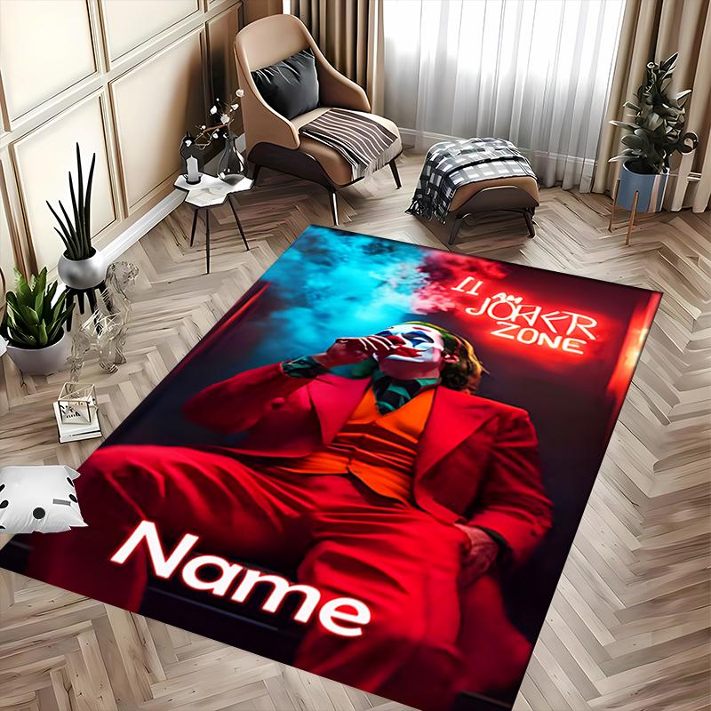 Custom personalization Joker Area Rug - Perfect For Kitchen, Bathroom,Laundry Room Decor Large Size Available,Gift All Seasons