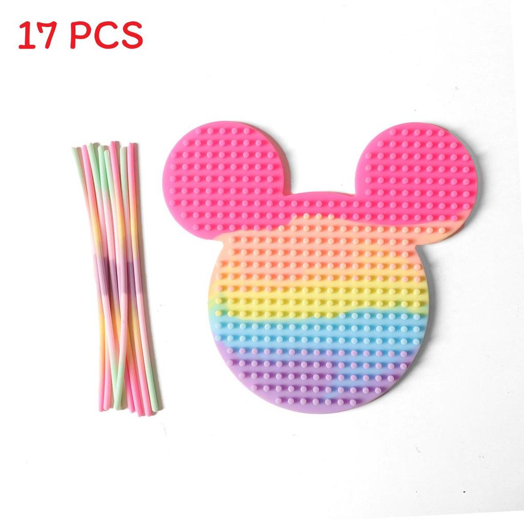 Красочная силиконовая сенсорная развивающая доска для детей с дизайном единорога для снятия стресса