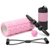 Perfect for TITIROBA Foam Roller Myofascial Stretch Massage Massage Massage Stretch for Relieving Shoulder Back Leg and Foot Light Pink Self-massage!