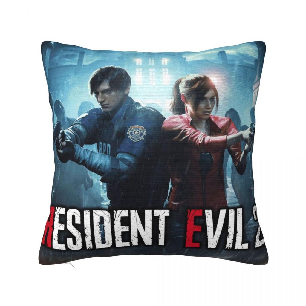Pillow Case Leons Kennedy Video Game Residents Evils 4 Soft Pillow Cover Cute Funny Cushion Cover Custom Pillowcases For Sofa