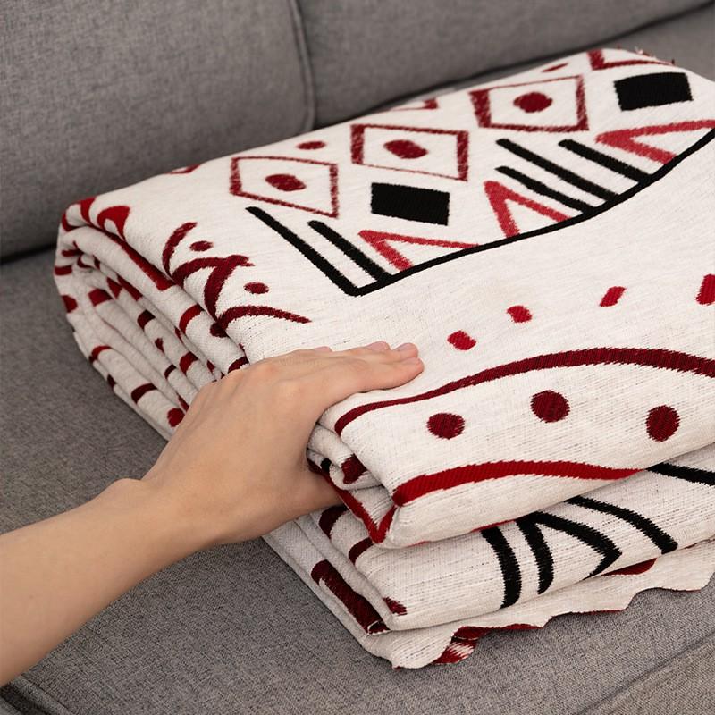 Bohemian Sofa Cover Universal One-Piece Couch Protector Anti-Scratch Pet-Friendly