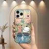 Милый Чехол Для Телефона B-BuBu D-DuDu Для iPhone 17,16,15,14,13,12,11,Plus,Pro Max,XS,X,XR,SE,Mini,8,7,Мягкий Силиконовый Черный Чехол