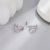 2Pcs Surgical Titanium Straight Barbell Zircon Round U Shape Nipple Rings Sexy Piercing Breast Jewelry Women Accessories