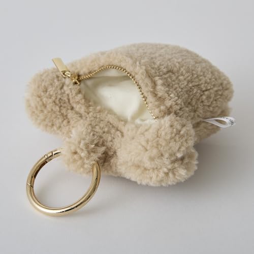 [HASHIBAMI] Plush Bear Charm Ha-2506-824 Gray Beige