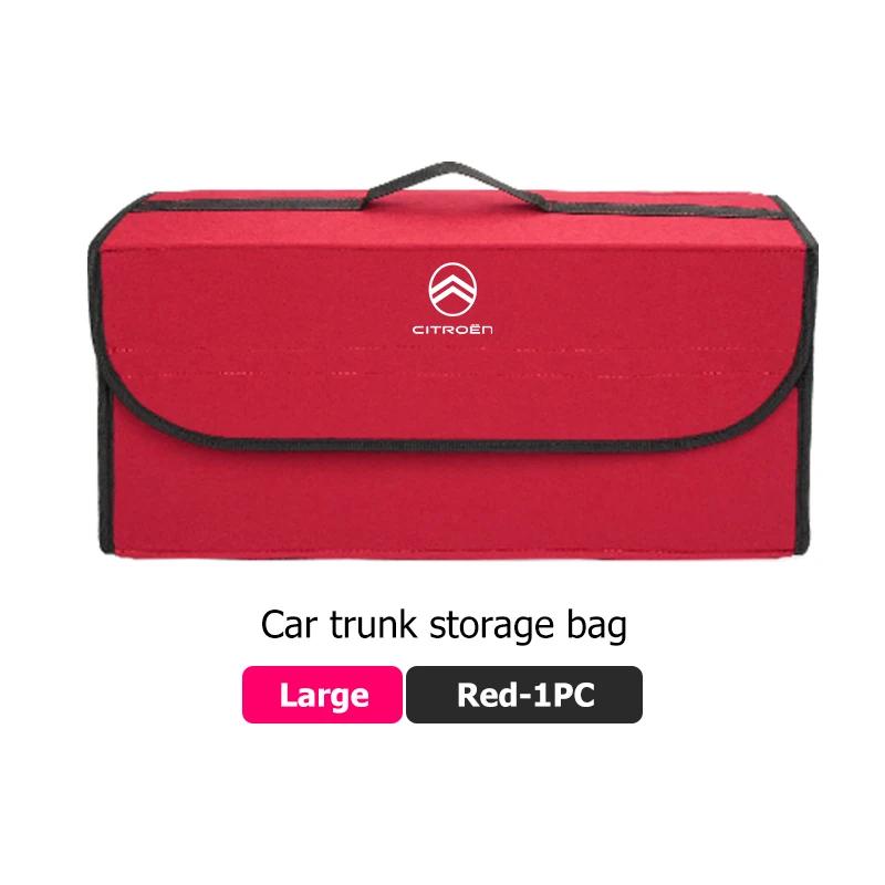 Car Storage Bag Folding Felt Organizer Box Trunk Tool Case For Citroen C4 C3 C5 C1 C2 C6 VTS C4L DS3 DS4 DS5 Grand Berlingo ajf256