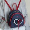 Foreign-style exquisite mini backpack 2025 new trend Korean version niche love ballet girl travel backpack
