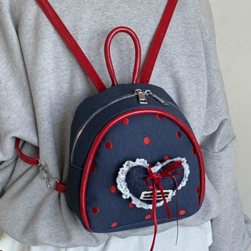 Foreign-style exquisite mini backpack 2025 new trend Korean version niche love ballet girl travel backpack