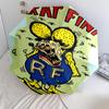 1 шт. Зонт с рисунком Rat Fink, Портативный складной зонт, Железный каркас, Структура из костей, Уличный домашний зонт