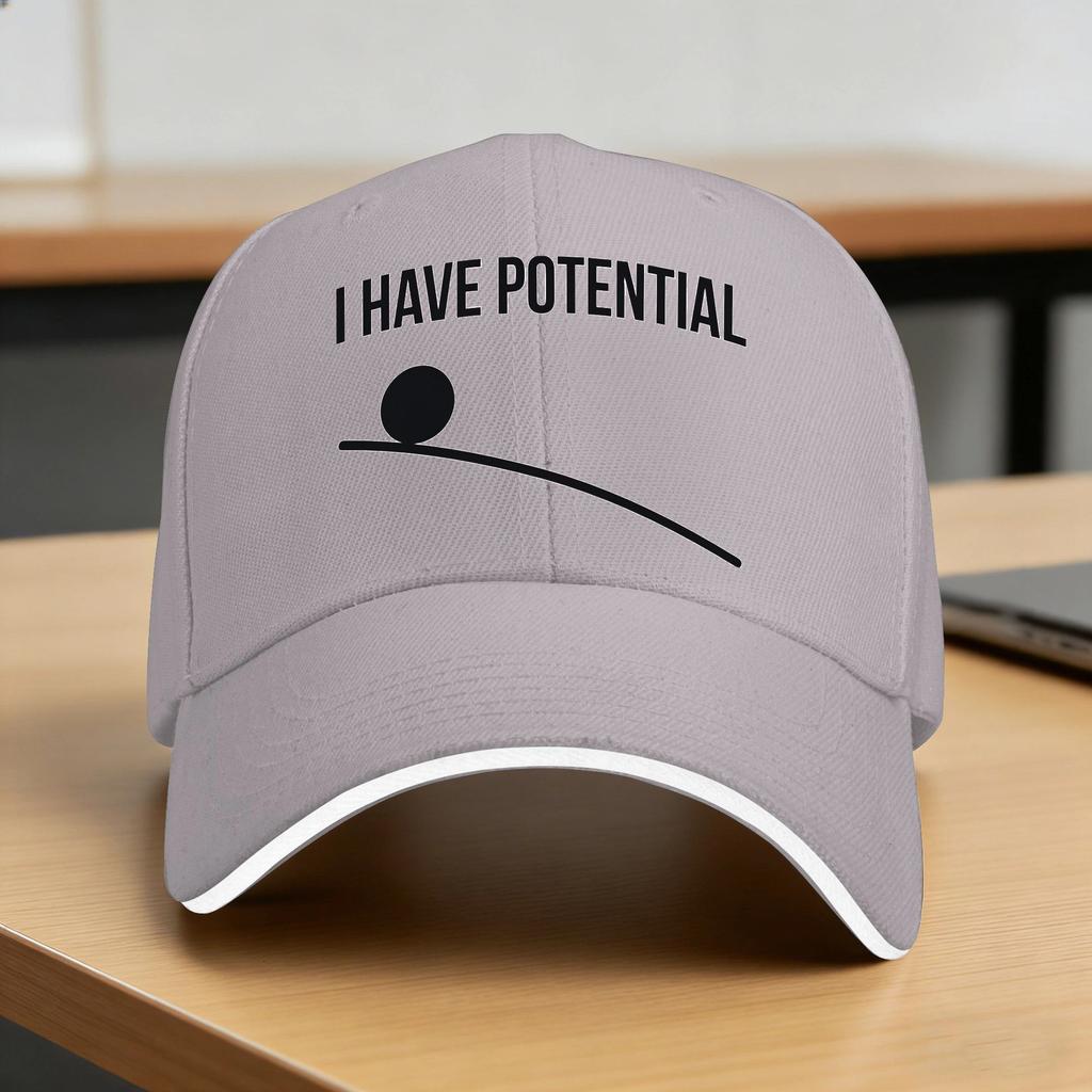 I have potential joke Baseball Cap Casual Unisex Unisex Trucker Hat Wholesale Design Outdoor Sports Baseball Caps Birthday Gift