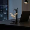 Heavy Duty Fantasy Book Holder Flying Dragon Bookshelf Light, Decorative Bookend Light for & Desk, Bookends Shelves Sculpture Support, Organizer Home
