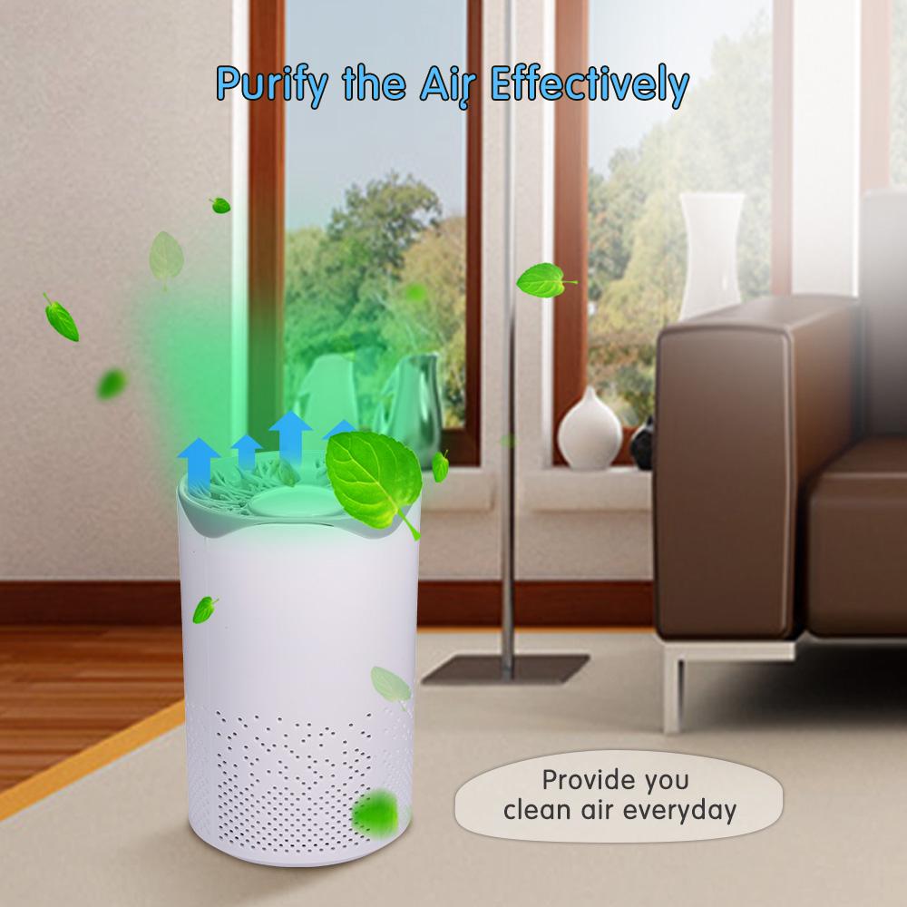 Air Purifier for Home with Filter Air Cleaner for Bedroom Remove Odor Smoke Dust Pollen KTY