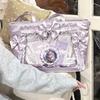Новая милая прозрачная сумка-кроссбоди Y2k для Лолиты, женская прозрачная сумка-тоут большой вместимости, кружевная сумка на плечо, милая сумка для DIY-дисплея