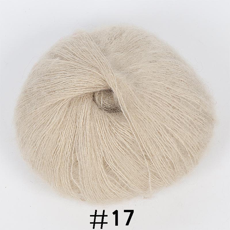 1 шт. вязание крючком хлопчатобумажная шерстяная мягкая пряжа свитер тканая нить сплошная 25 г