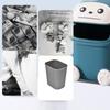 Настольная маленькая мусорная корзина, мусорное ведро, спальня, дом, милая мусорная корзина с крышкой