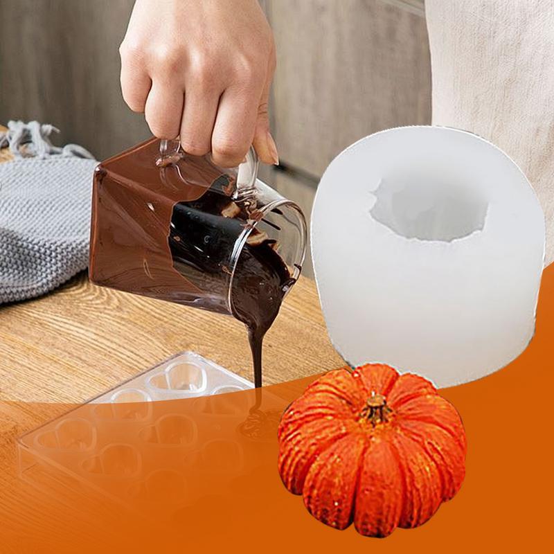 Силиконовые формы Листья 3D Силиконовые формы Листья тыквы и клена Для рукоделия Набор для изготовления свечей Осенний декор Аксессуары для