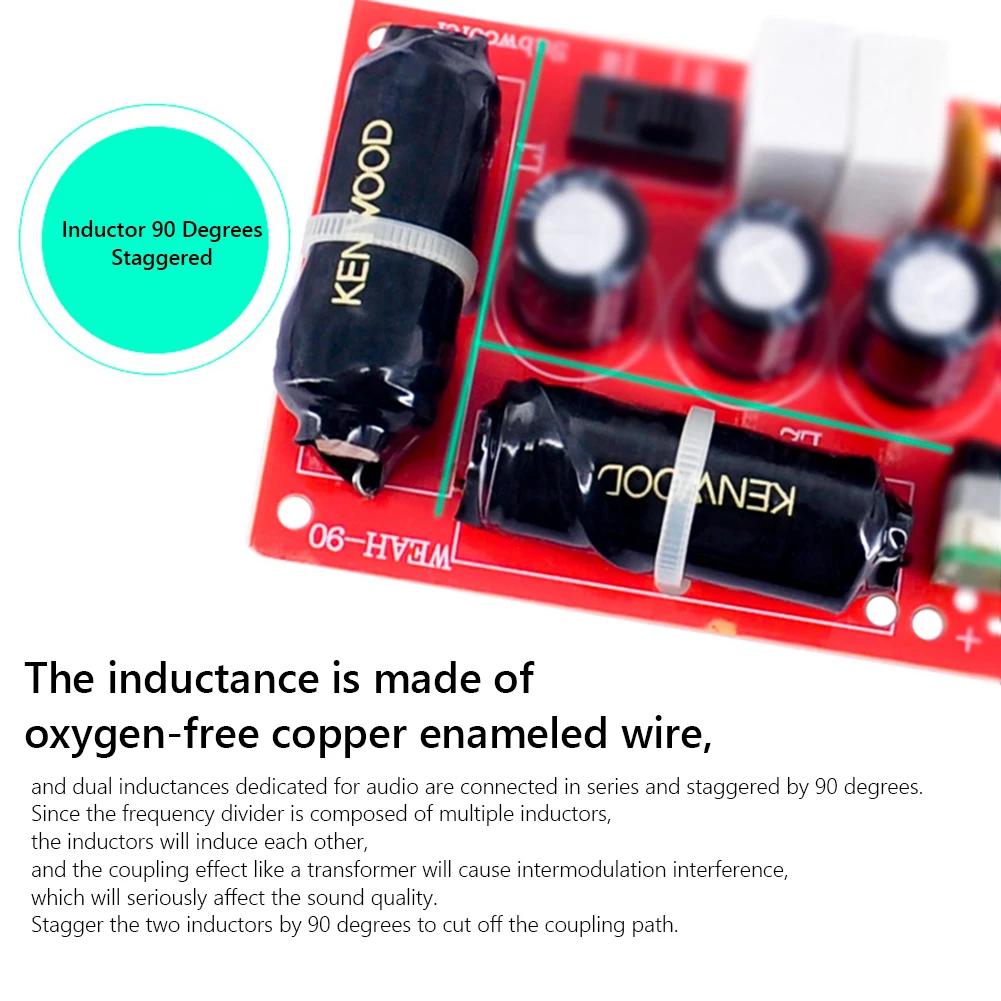 200 Вт Низкочастотный Динамик Сабвуфер Разделитель Частот HiFi Стерео Автомобильный Разделитель Частот Авто Аудио Звук Кроссовер