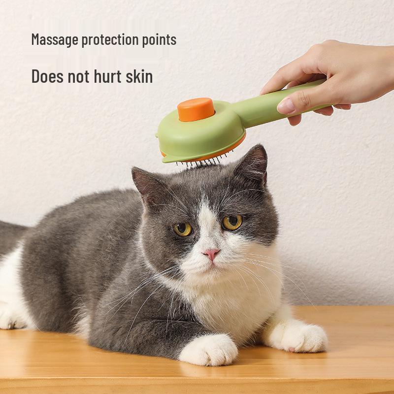 Pet Self-Cleaning Cat & Dog Massage Comb for Loose Hair Removal