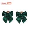 Christmas Bow Decorative Hanging Ornament for Tree Wedding and Party Decorations Perfect for Holiday and Hotel Displays