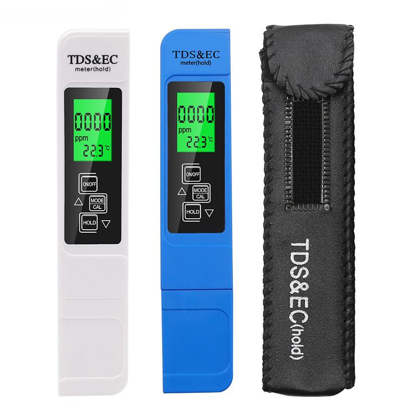 PH Meter 1 Set 3 In1 TDS EC Meter Temperature Tester Pen Multifunctional Digital Water Quality Tester for Water Purity TEMP PPM Tester