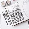 1X15mm Washi Tape Set DIY Sticker Decoratieve 10 M Label Afplakband Hand Account Supplies Journaling Stationery