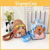 Kid Cartoon Animal Nylon Crossbody Bag With Breathable Design For Preschool Age Children