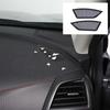 For Subaru Forester 2019-2024 Dustproof mesh accessories on both sides of the instrument panel Stainless steel Black 2pcs