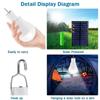Portable Powered LED Light, Solar Energy Charged Panel Powered/DC Rechargeable Camping Lights Hanging Soft Light Tent Lantern