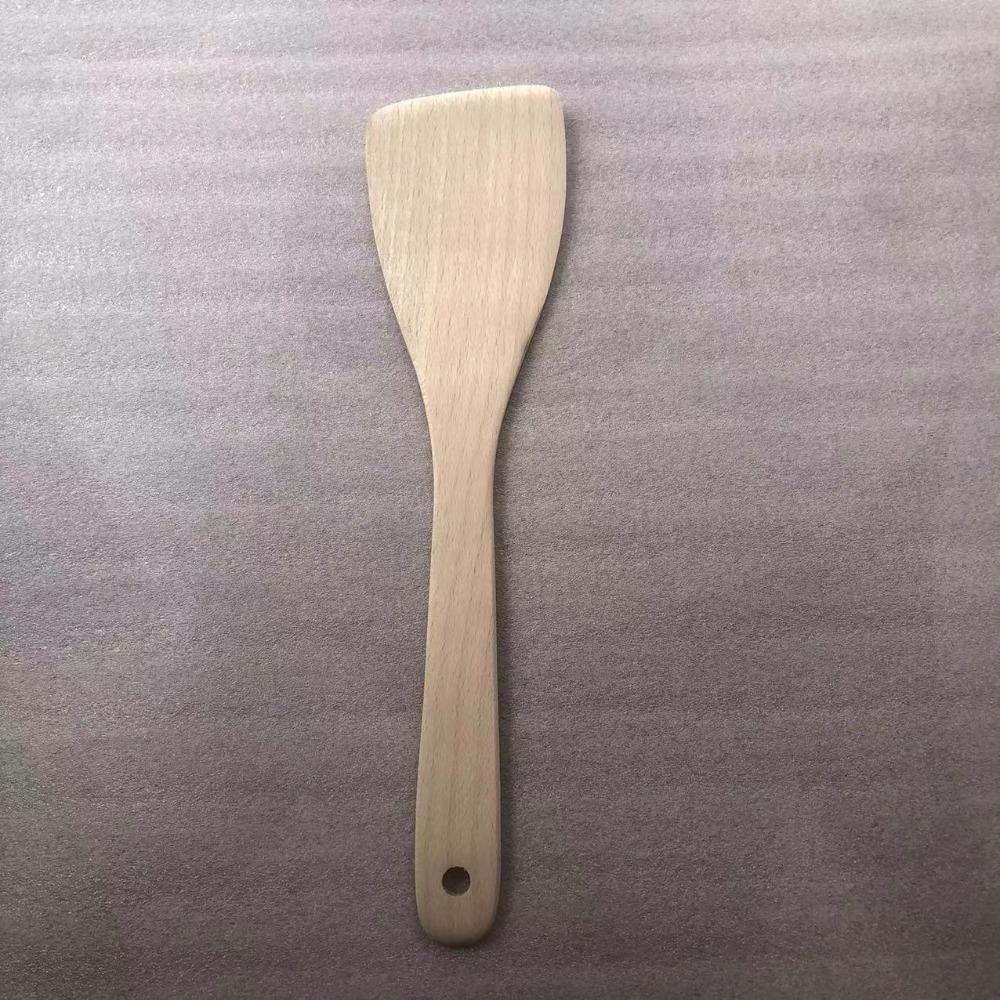 Wide Flat Shovel Head Kitchen Tools Solid Wood Cooking Shovel Cookware Utensil  Home Kitchen