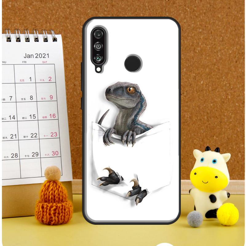Cute Dino Dinosaur Case For Huawei Nova Y70 Y60 Y61 Y91 Y90 10 9 SE 5T 7i 8i 11i 11 P20 P40 Lite P30 Pro Cover