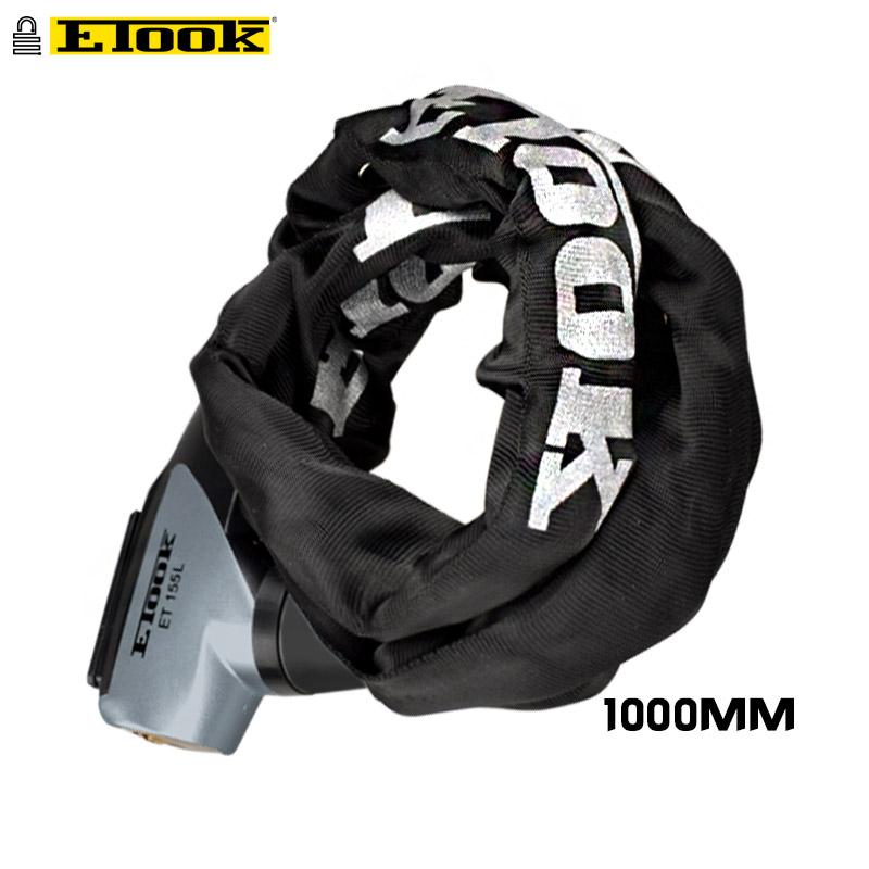 Etook Bicycle Chain Lock Mountain Road Bike Motorcycle Anti-Theft Chain Lock Heavy Duty Door Scooter Lock Bicycle Accessories