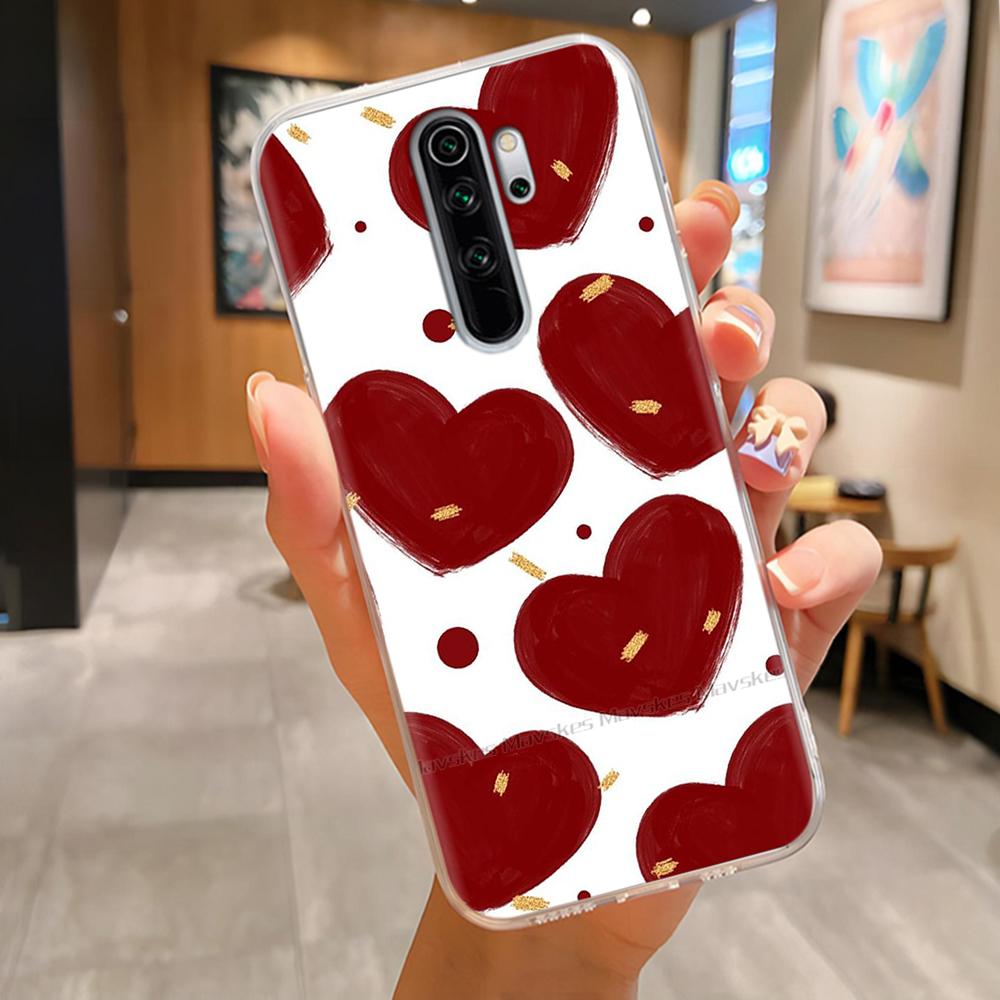 Чехлы из ТПУ для Redmi Note 8 Pro Чехол Прозрачный Красивые Цветы Легкий Чехол для Xiaomi Redmi Note8 Pro Корпус Телефона Fundas
