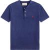 Polo Logo Three-Button Short Sleeve T-Shirt Men Tops Navy-Blue 710964485-003