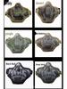 Тактическая маска V1 Skull на поллица из стальной сетки для защиты на открытом воздухе и стрельбы