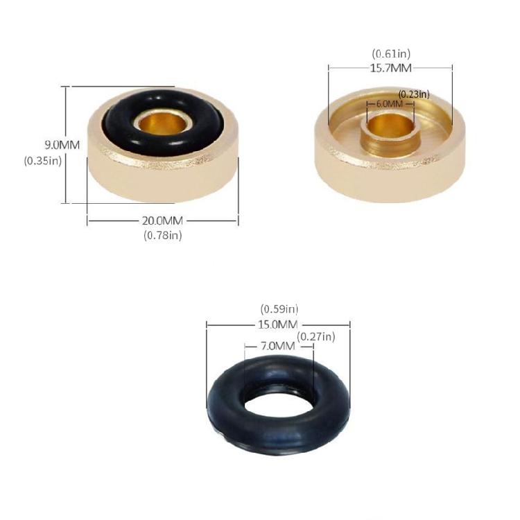 Hi-Fi Качество Амортизирующие Ножки-Подушечки Набор Из 4 Штук Не Оставляющая Царапин Базовая Подушка Для Динамиков И Усилителей Стабилизаторы Ножек Для Динамиков