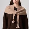 Literary Triangle Scarf Shawl Autumn and Winter Outer Scarf Hanging Spike Multi-functional Scarf Scarf Neck Vest Triangle Scarf