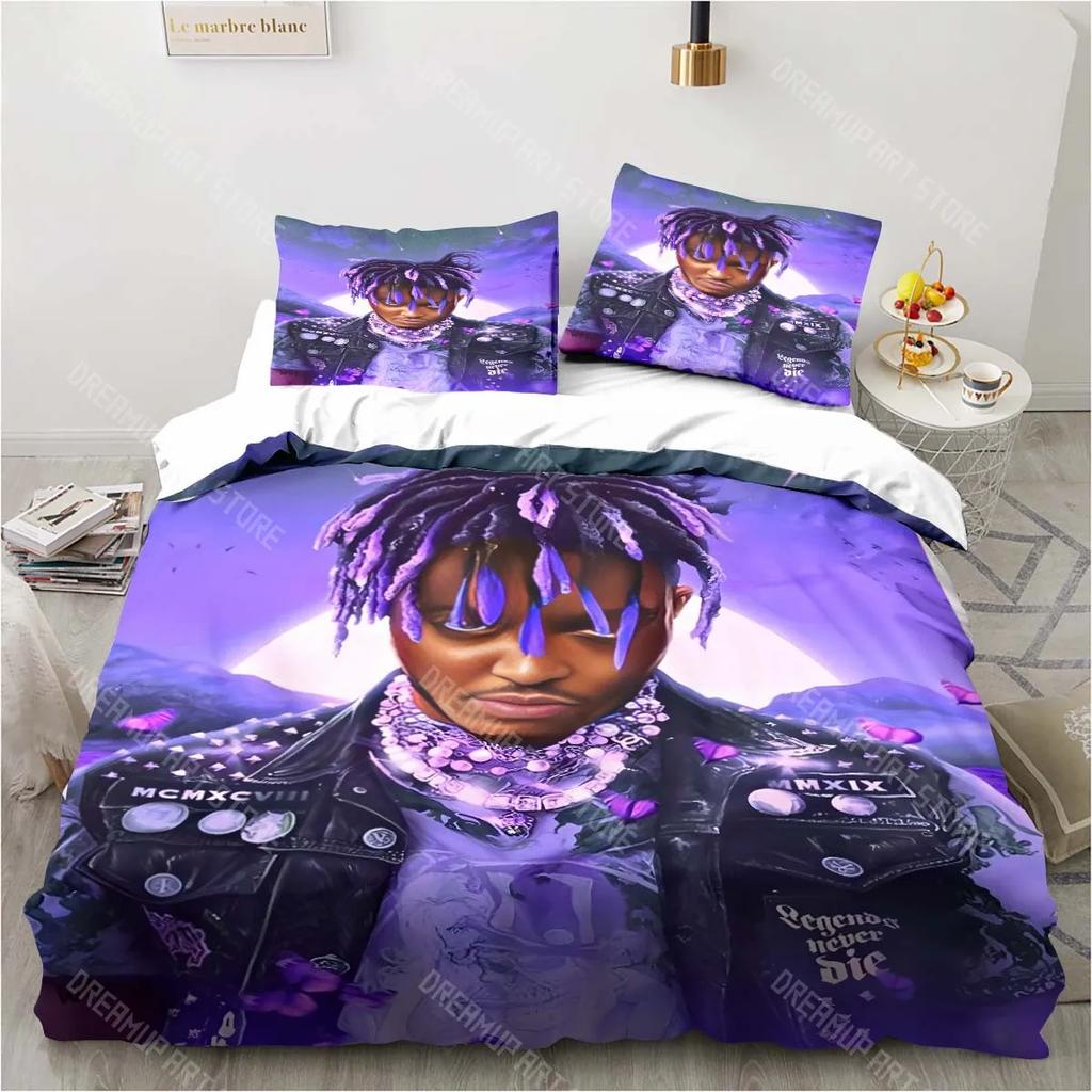 3D Рэпер Juice Wrld 999 Постельный комплект одеяло постельные комплекты Наволочка Пододеяльник Детская комната Постельный комплект Роскошный День рождения