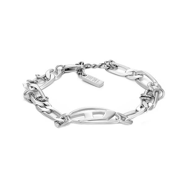 Аксессуар Diesel Dx1599040 Браслет-цепочка с овальным логотипом D