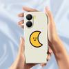 For Xiaomi Redmi Turbo 4 5G/Poco X7 Pro 5G Case Yellow Moon Pattern Printing Straight Edge TPU Phone Back Cover