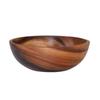 Good Grade Eco-Friendly Polishing Salad Bowl Japanese Practical Wooden Soup Bowl Kitchen Supplies